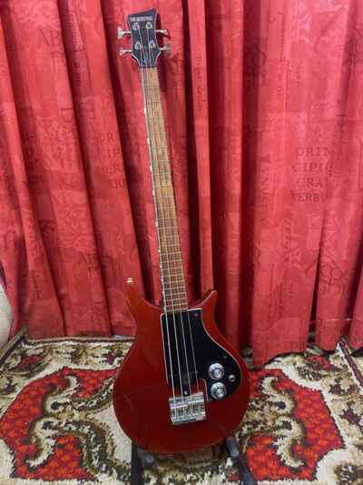 1974 Dan Armstrong London 342 Sliding Pickup Bass Guitar