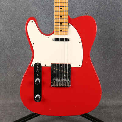 Antoria Telstar Electric Guitar - 1970s - Left Handed - Red - 2nd Hand