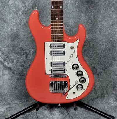 RARE RECONDITIONED 1964-66 Watkins Rapier 44 Electric Guitar, Fiesta Red!