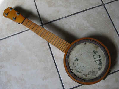 Vintage Stewart Bruno Vega Slingerland Banjo Banjolele for Project Repair