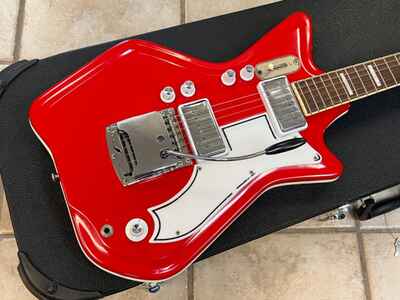 1965 Airline JB Hutto Res-O-Glass Red Res O Glass with tremolo