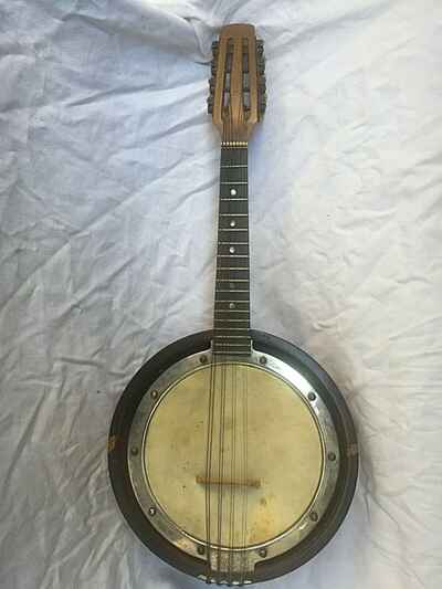 banjoline banjo mandoline 8 cordes  L AUGU lutherie du centre RENOUX bourges