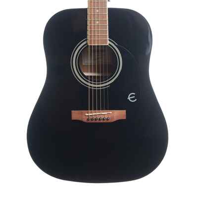 Epiphone FT100EB dreadnought acoustic guitar gloss black