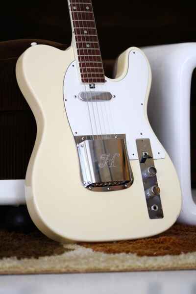 Vintage 1975 Höfner Model 175ii Ivory White - Electric Guitar Tele