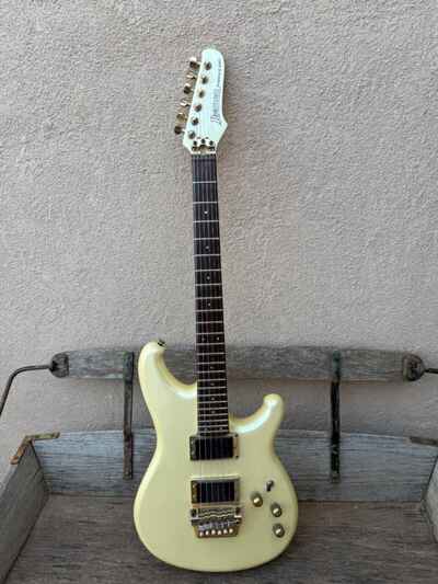 MID-1980s Ibanez RS525 Pearl White Finish ROADSTAR II DELUXE - MIJ Gold Hardware