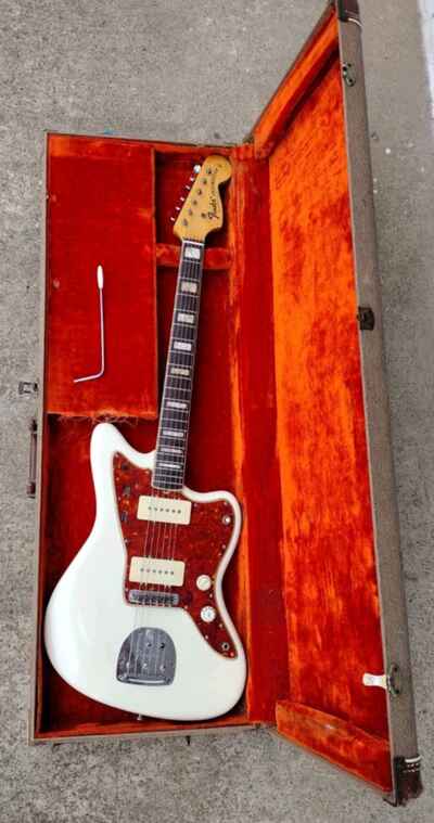 1960 & 1969 Fender Jazzmaster Electric Bass Guitar w / HSC! -LL