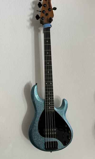 Ernie Ball Music Man StingRay5 Special H 5-String Electric Bass Aqua Sparkle