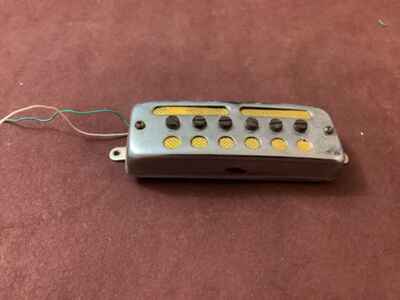 Vintage teisco gold foil pickup ohms 2 66