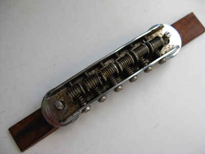 Vintage Teisco Univox Hi Lo Orlando Hollow Body Guitar Bridge Part for Project