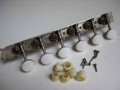 Vintage Teisco Kent Kimberly Zimgar Guitar Tuners Inline Set for Project
