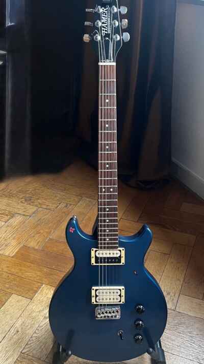 Hamer Special USA ?? Seltene Vintage-Gitarre von 1992 in Metallic Blue mit Case