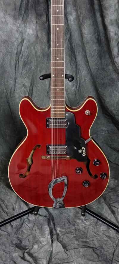 EXC 1967 Guild Starfire XII Hollowbody Electric 12 String Guitar - Cherry!