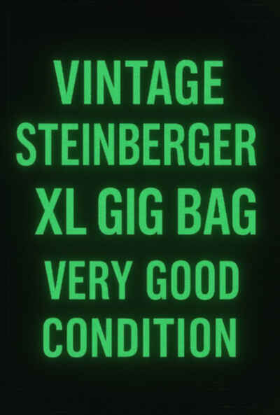 Vintage Steinberger® XL Gig Bag ?? Very Good Condition