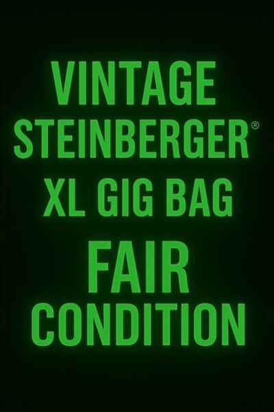 Vintage Steinberger® XL Gig Bag ?? Fair Condition