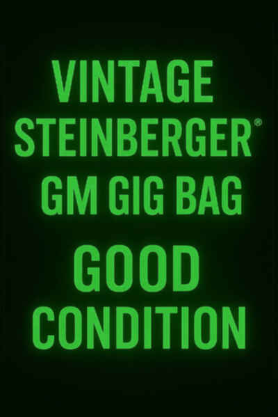 Vintage Steinberger® GM Gig Bag ?? Good Condition