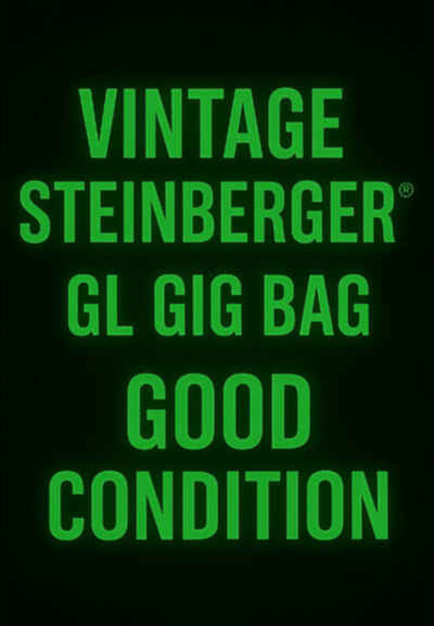 Vintage Steinberger® GL Gig Bag ?? Good Condition