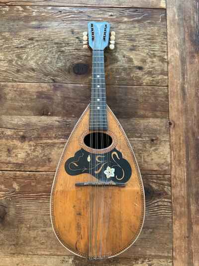 vintage mandolin melon bowl 1900