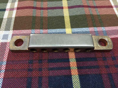 Gold Vintage 1970s Univox Aria Greco Les Paul Square Tailpiece, Matsumoku Japan