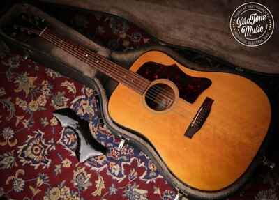 1970s Gibson USA J55 Dreadnought Acoustic Guitar & Hard Case