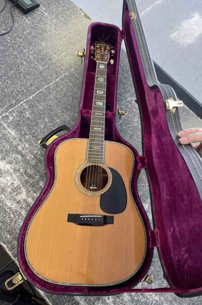 Vintage Acoustic Guitar TF Morris W-100 Jacaranda 