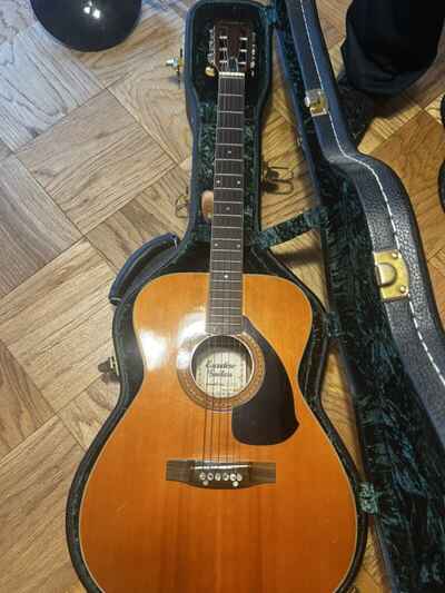 Escudero Acoustic Guitar with Case- GREAT Condition- Made in Japan- Vintage