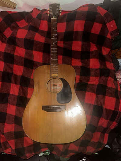 Rare Vintage 1971 Gibson J40 Natural