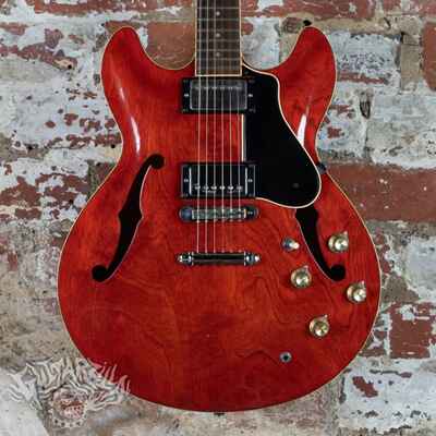 Yamaha SA-700 Super Axe Persimmon Red 1980