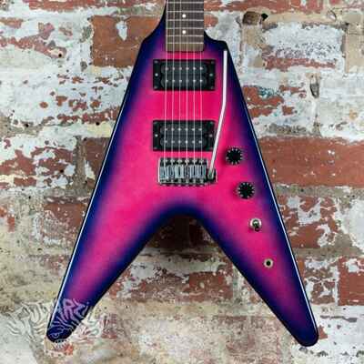 Fernandes The Function Flying V BSV-55 1984 Sparkle Purple Sunburst MIJ Japan