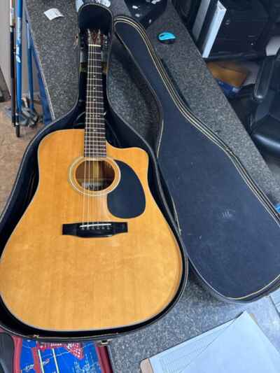 Vintage ALVAREZ 5088C Acoustic Electric Guitar w / Hard Case (QUI003190)