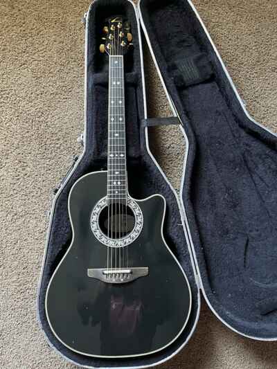 Ovation 1767 Legend Vintage Acoustic Electric Guitar - Made in USA - W / Case