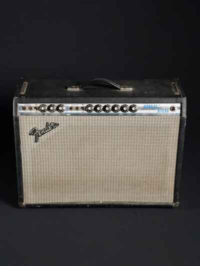 1974 Fender Vibrolux Reverb 2x10 Silverface Guitar Amp