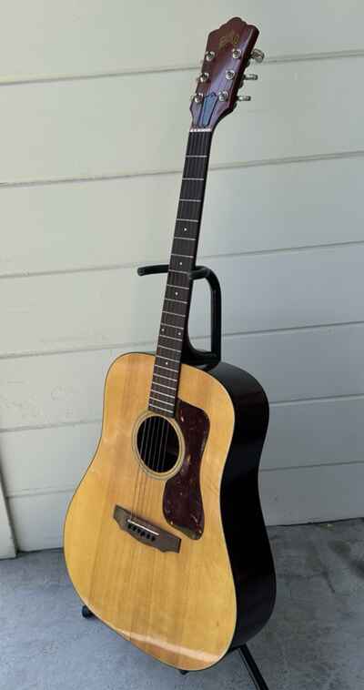Vintage 1971 Guild D-35 Natural Acoustic Guitar & Case