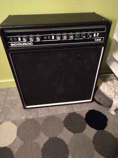 Acoustic Control Corporation 135 Guitar + Bass Amplifier Combo 2x12, USA 1972