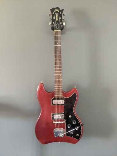 1964 GUILD POLARA S-100 CHERRY RED - ELECTRIC GUITAR - VINTAGE & RARE