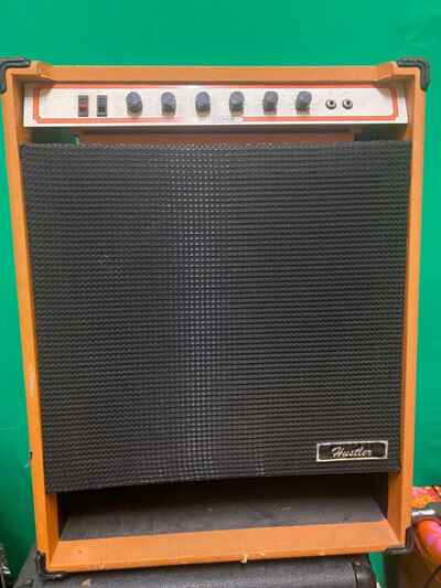 Orange Amplification Vintage 1978 Hustler Valve Bass Combo Rare And Collectible