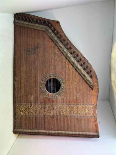 Antique 1800s Victorian Mandolin Harp - Restoration Project