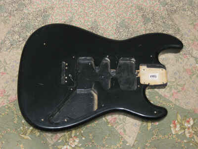 Vintage 1983 MIJ Fender Squier Bullet 1 S3 H2 Hardtail Guitar Body Japan Fuj Gen