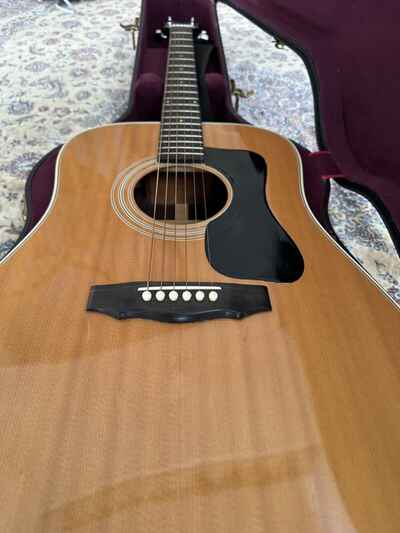 1962 Guild Guitar Mother Of Pearl 6 String natural