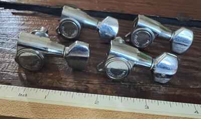 Vintage Fender Japan Guitar Tuners Tuning Pegs - partial set, lot of 4
