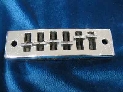 Vintage 70s Gibson Bridge for L6-S Marauder SG ES-325 others Chrome Plate