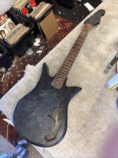 1970s Teisco Kawai Japan Electric Guitar Husk Project  /  Wall Hanger Parts