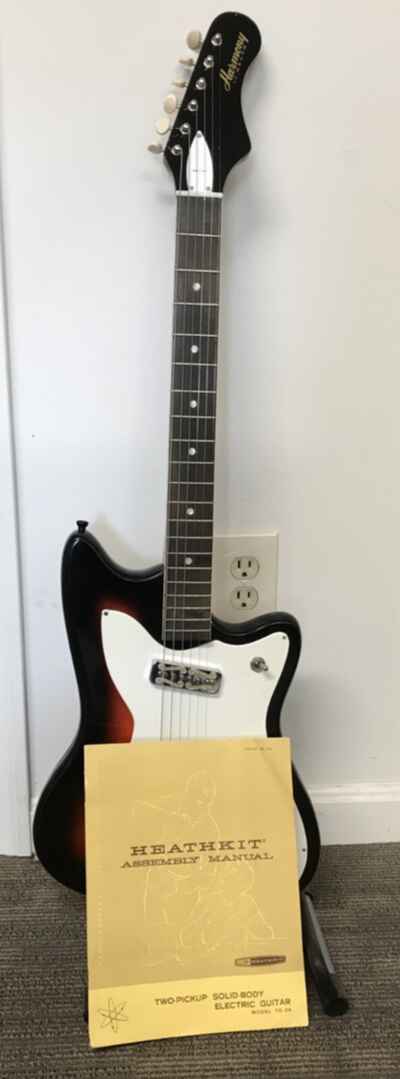 1966 Harmony TG-26  /  H-17 Bobkat w /  DeArmond Mustache Goldfoil Pickups