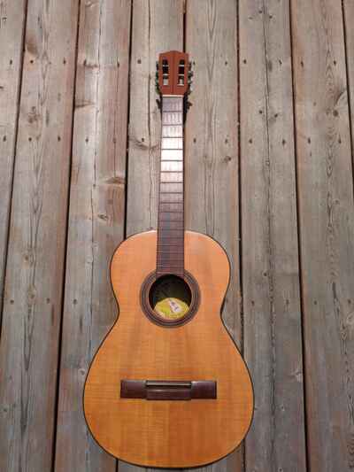 1950s Spanish Flamenco Classical Folk Guitar All Solid Wood Parlor Project
