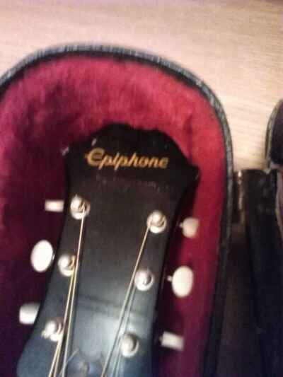 1964 Epiphone Caballero Acoustic Guitar with Case, Style: FT30