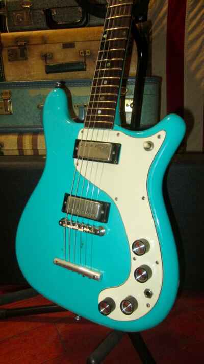 1964 Epiphone Wilshire Rare Custom Color Blue w Hard Case