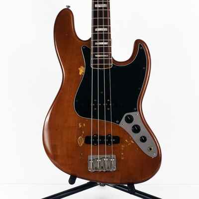 1975 Fender Jazz Bass American Mocha Walnut Brown 4-Bolt 1974 Vintage w /  Case