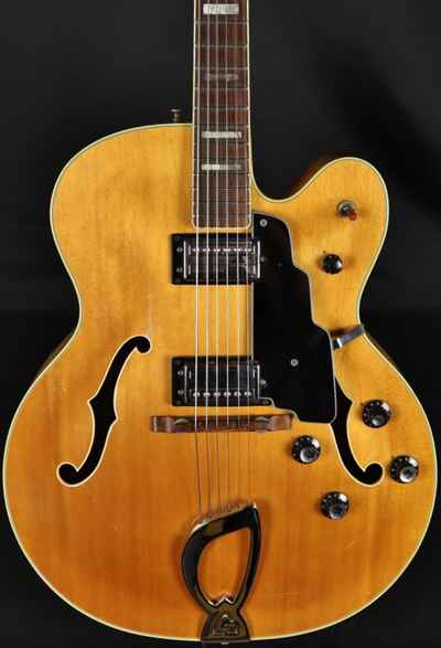 1980 Guild Westerly X-175 Manhattan Hollowbody Electric Guitar w /  Case - Blonde