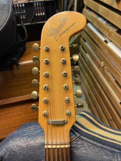 Fender Shenandoah 1960s CBS 12 String Acoustic Guitar Hockey Stick Headstock