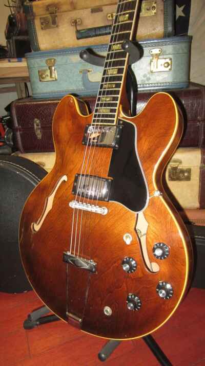 Vintage 1971 Gibson ES-340 TDW Walnut w Original Hardshell Case
