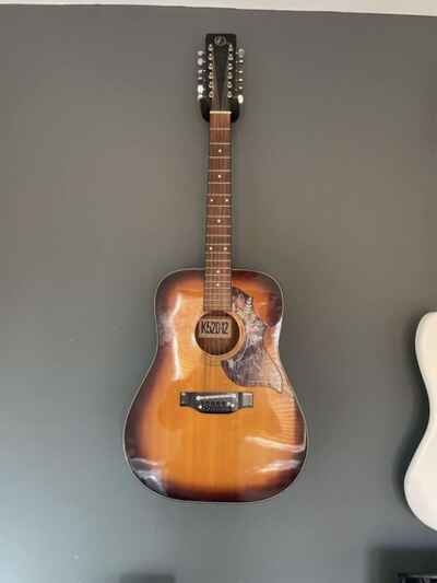 Kay 12 String Acoustic Guitar (hummingbird replica) K520-12
